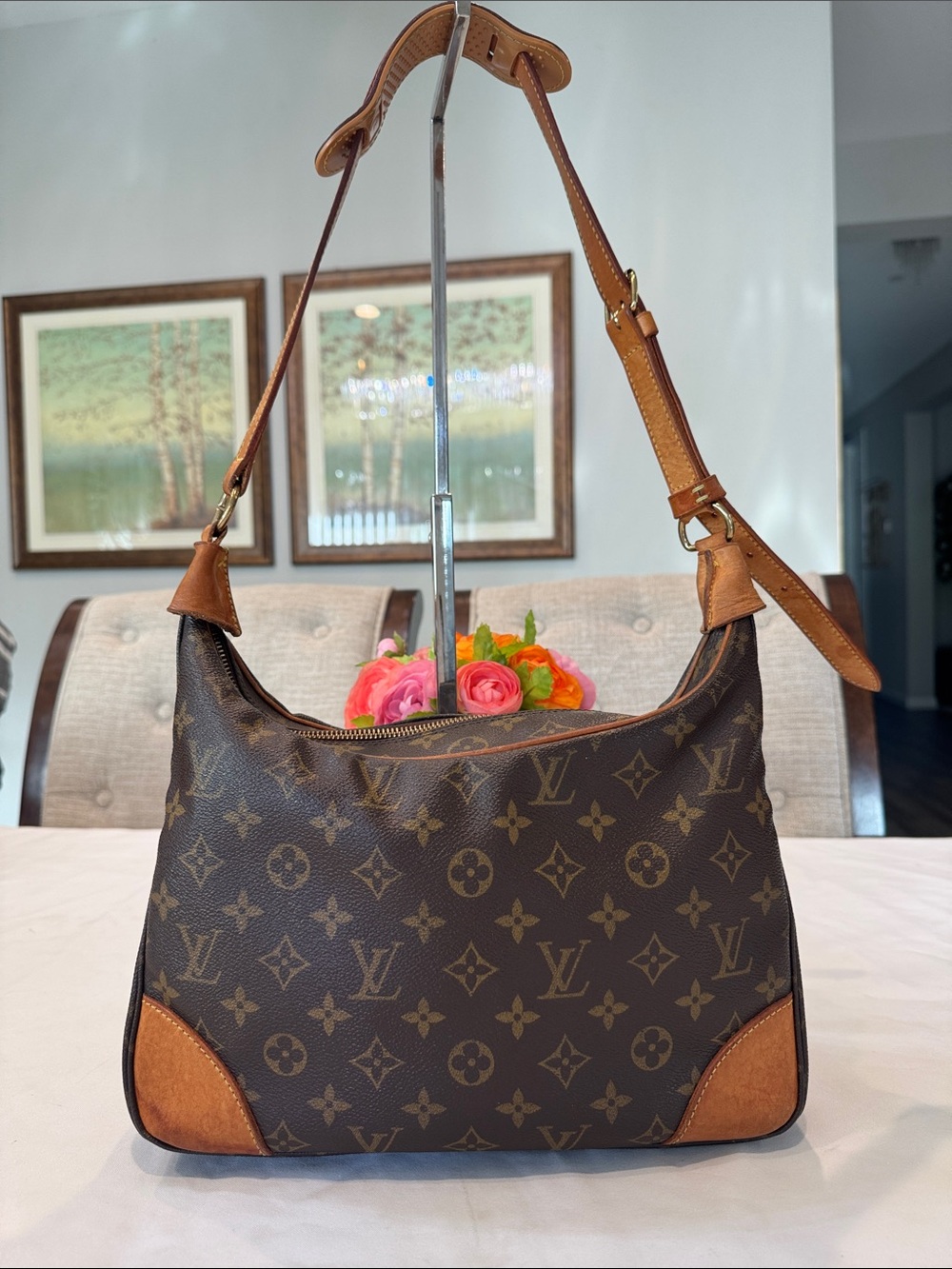 Authentic Louis Vuitton Boulogne shoulder bag